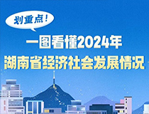 劃重點(diǎn)！一圖看懂2024年湖南省經(jīng)濟(jì)社會發(fā)展情況